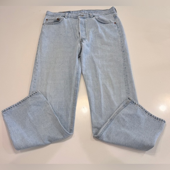 Levi's Other - Vintage Levi's 501XX Men 36 x 32 Blue Button Fly 1992 90s 501 Made in USA Jeans